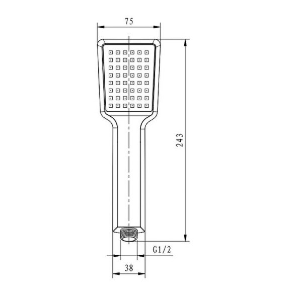 Ручной душ Caprigo Diamante 50-160-oro Золото Ручной душ Caprigo Diamante 50-160-oro Золото