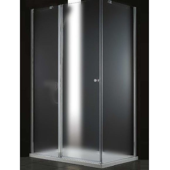 Душевой уголок Cezares Elena 120x90 L ELENA-W-AH-1-120/90-P-Cr-L профиль Хром стекло рифленое