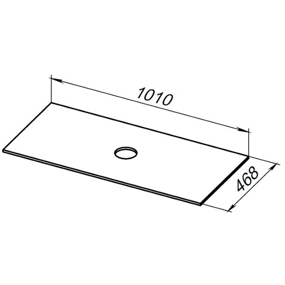 Столешница под раковину Allen Brau Fantasy 100 1.11010.B Бежевая Столешница под раковину Allen Brau Fantasy 100 1.11010.B Бежевая