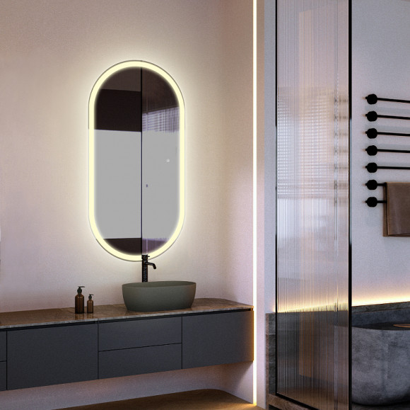 Зеркало Abber See 60 AG6113SMult с подсветкой с сенсорным выключателем и диммером