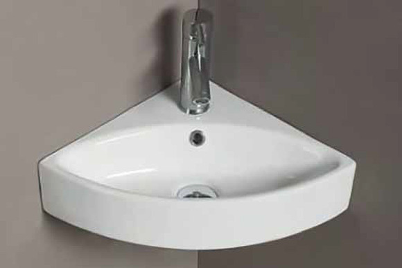 Раковина CeramaLux 50 78378 угловая Белая глянцевая Раковина CeramaLux 50 78378 угловая Белая глянцевая