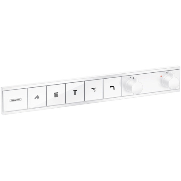 Смеситель для душа Hansgrohe RainSelect 15384700 с термостатом Белый матовый