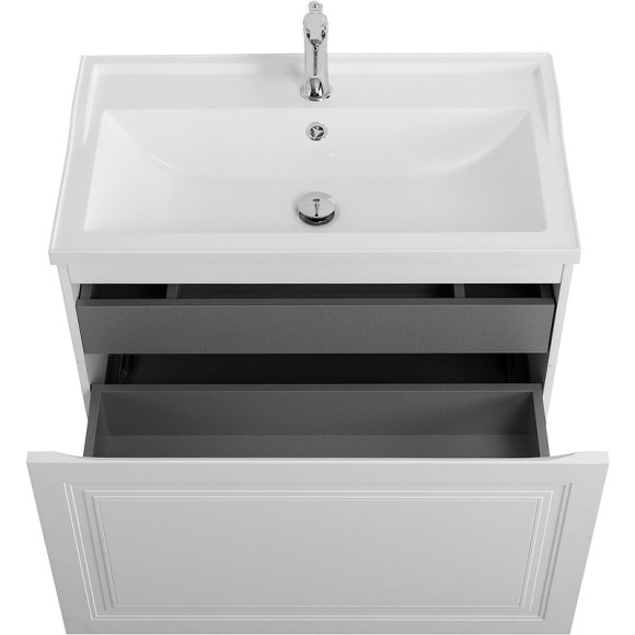 Тумба под раковину Cezares Giubileo 80 GIUBILEO-N-80-1C-SO-FS-P подвесная Ясень брашированный