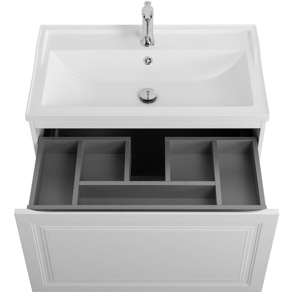 Тумба под раковину Cezares Giubileo 80 GIUBILEO-N-80-1C-SO-FS-P подвесная Ясень брашированный