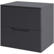 Тумба под раковину Orange Line 60 Li-60TugMDF подвесная Графит матовый