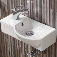 Раковина WeltWasser Aisbach 7940 GL-WT L 40 10000008686 Белая глянецевая Раковина WeltWasser Aisbach 7940 GL-WT L 40 10000008686 Белая глянецевая