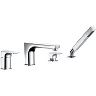 Смеситель на борт ванны WasserKRAFT Salm 2755 Хром