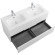 Тумба под раковину Cezares Duet-N 120 DUET-N-1200-4C-SO-2-BL подвесная Bianco Lucido