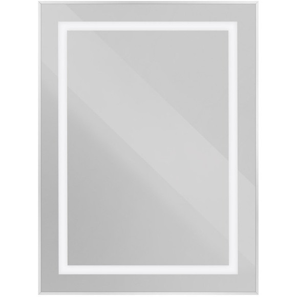 Зеркало BelBagno Kraft 60 SPC-KRAFT-600-800-SENS-AL с подсветкой Сатин с сенсорным выключателем