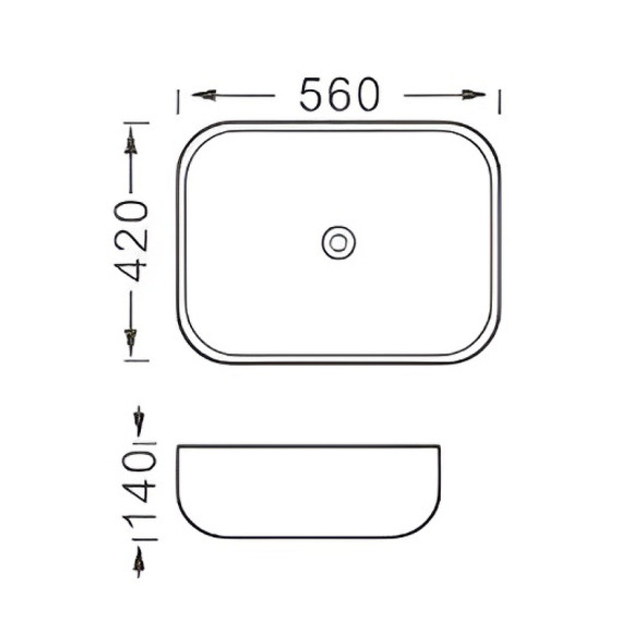 Раковина-чаша Aquatek 56 AQ5526-MB Черная матовая Раковина-чаша Aquatek 56 AQ5526-MB Черная матовая