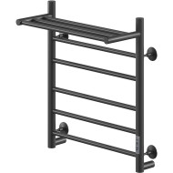 Электрический полотенцесушитель Ника Way-2 60/50 U с полкой Черный матовый