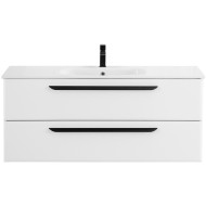 Тумба под раковину Cezares Eco-Cer 120 ECO-CER-1200-2C-SO-BL подвесная Bianco Lucido без ручек