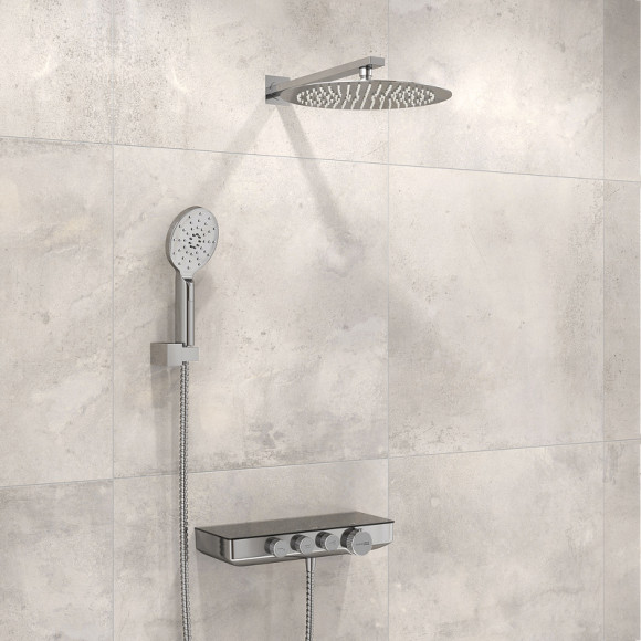 Душевая система WasserKRAFT Elbe A7499.090.116.010.127.011 Thermo с термостатом Хром