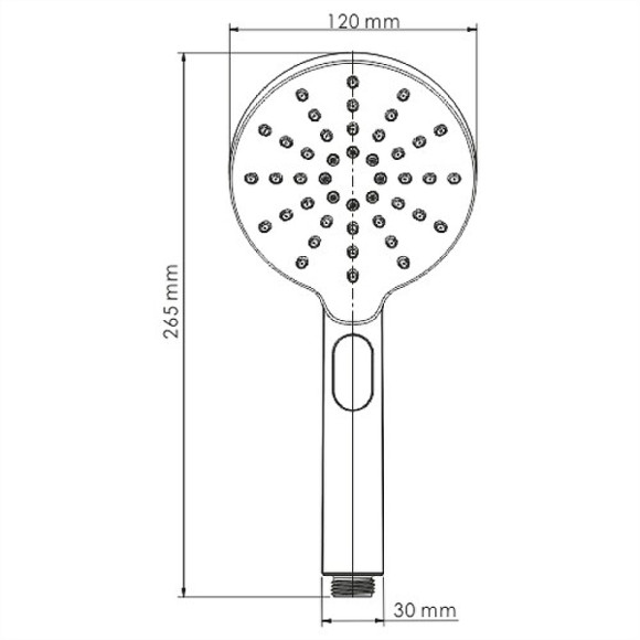 Душевая система WasserKRAFT Elbe A7499.090.116.010.127.011 Thermo с термостатом Хром