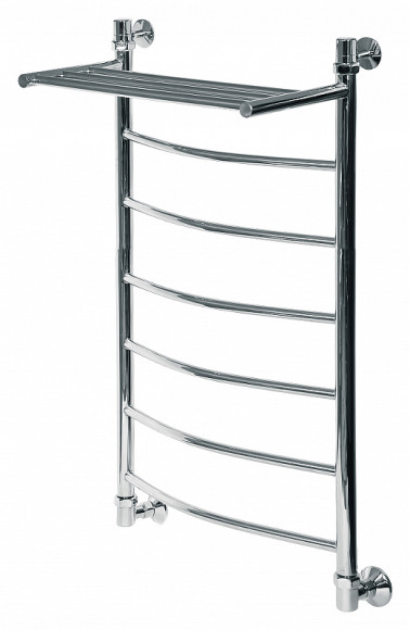 Водяной полотенцесушитель Ника Arc ЛД ВП 100/60 с полкой Хром