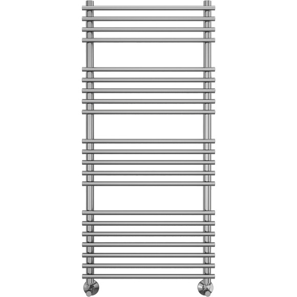 Водяной полотенцесушитель Terminus Ватра П21 500х1200 4670078530561 Хром, нижнее подключение, G 1/2" ВР, с комплектом вентилей