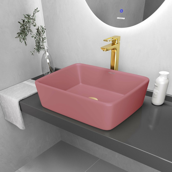 Раковина-чаша Grossman Color 48 GR-3016PIM Розовая матовая Раковина-чаша Grossman Color 48 GR-3016PIM Розовая матовая