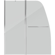 Шторка на ванну Grossman GR-100/2 120 Хром