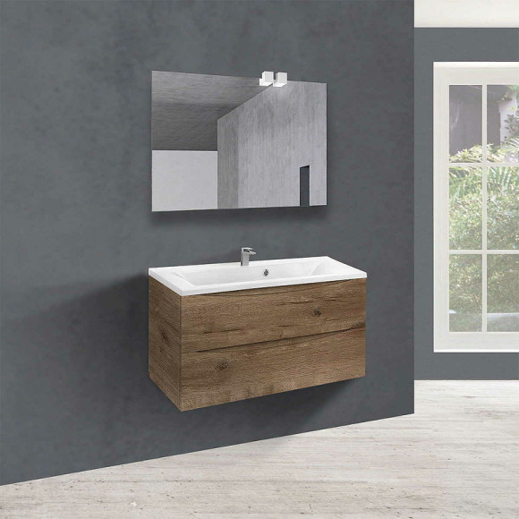 Тумба под раковину Vincea Mia 90 VMC-2MA900VO подвесная V.Oak Тумба под раковину Vincea Mia 90 VMC-2MA900VO подвесная V.Oak