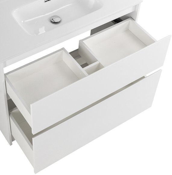 Тумба под раковину BelBagno Kraft 100 KRAFT-1000-2C-PIA-BO Bianco Opaco