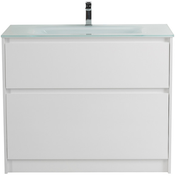 Тумба под раковину BelBagno Kraft 100 KRAFT-1000-2C-PIA-BO Bianco Opaco