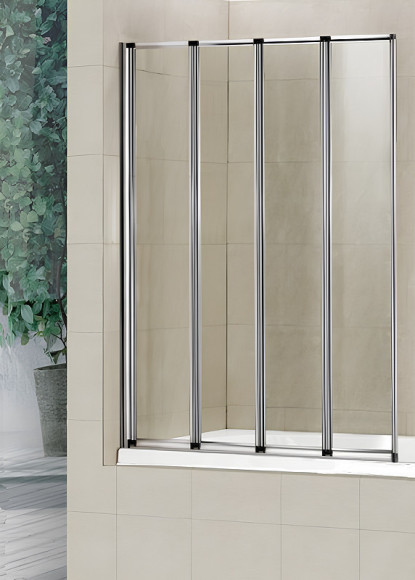 Шторка на ванну WeltWasser WW100 ZA4 80 10000002758 профиль Хром стекло прозрачное Шторка на ванну WeltWasser WW100 ZA4 80 10000002758 профиль Хром стекло прозрачное