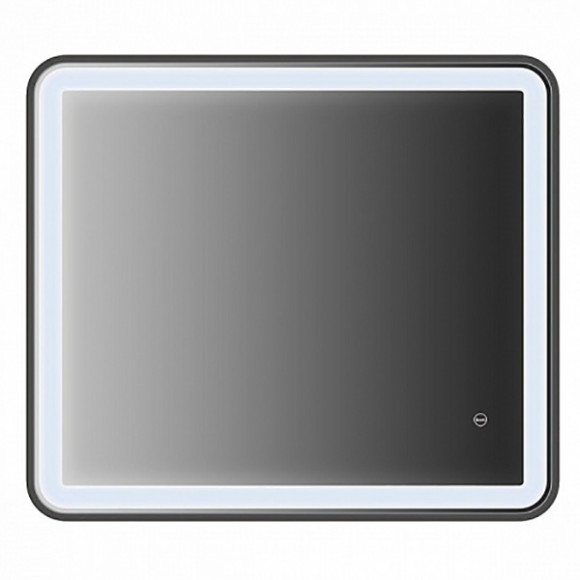 Зеркало Iddis Cloud 80 с подсветкой Черный матовый