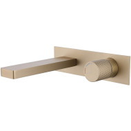 Смеситель для раковины Abber Rund AF8712G Золото матовое