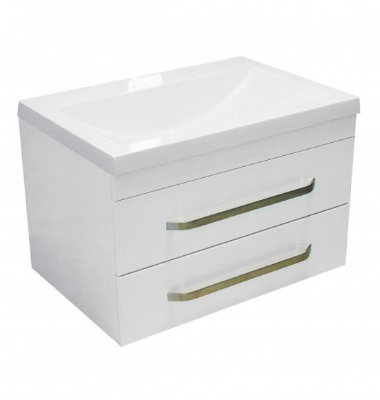 Тумба с раковиной Эстет Monaco 60 ФР-00002237 подвесная Белая
