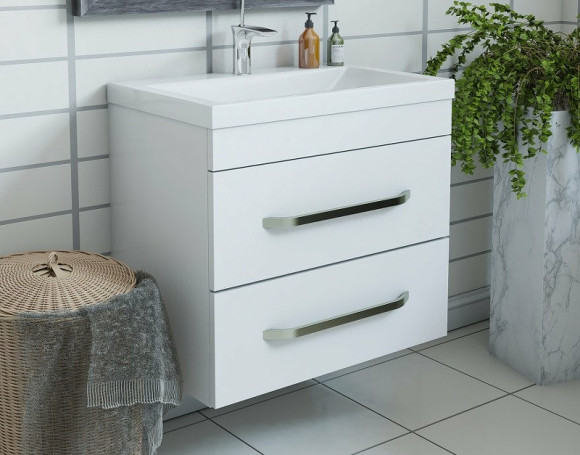 Тумба с раковиной Эстет Monaco 60 ФР-00002237 подвесная Белая