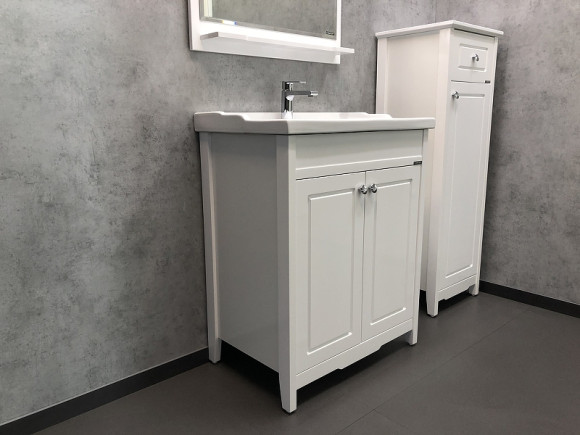 Тумба с раковиной Comforty Тбилиси 70 00003132629 Белая Тумба с раковиной Comforty Тбилиси 70 00003132629 Белая