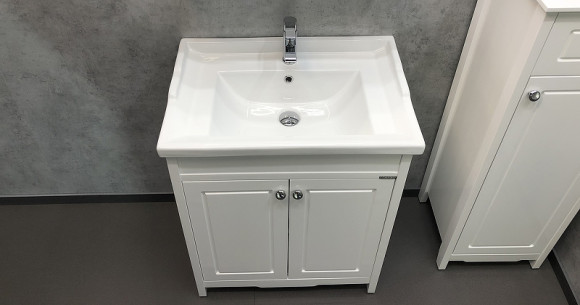 Тумба с раковиной Comforty Тбилиси 70 00003132629 Белая Тумба с раковиной Comforty Тбилиси 70 00003132629 Белая