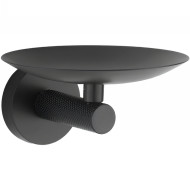 Мыльница Boheme Uno 10973-B Черная матовая