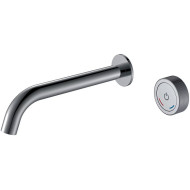 Смеситель для раковины Boheme Tech 158/2-SGM Оружейная сталь глянцевая