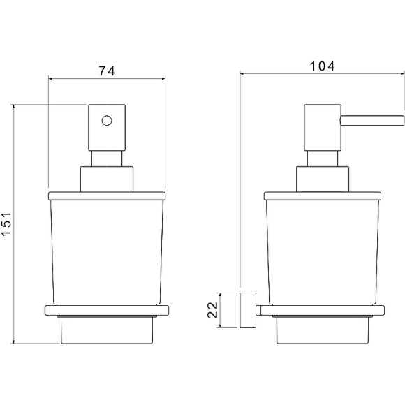 Дозатор для жидкого мыла Timo Torne 43139/00 Хром