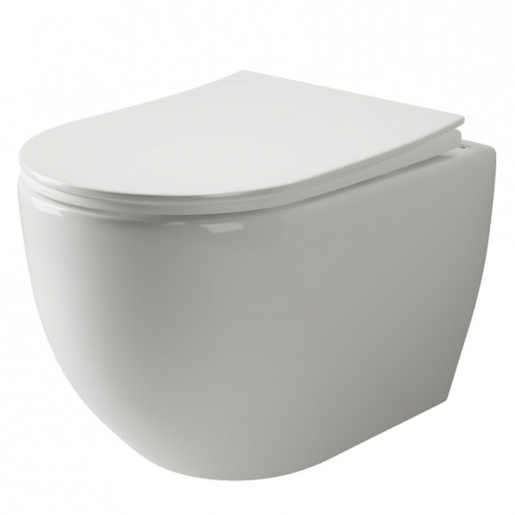 Унитаз Ceramicanova Mia Rimless CN1805 подвесной с сиденьем Микролифт