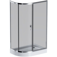 Душевой уголок AM.PM Like Solo Slide 120х80 W83G-302U120CG профиль Хром глянцевый стекло тонированное Душевой уголок AM.PM Like Solo Slide 120х80 W83G-302U120CG профиль Хром глянцевый стекло тонированное