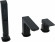 Смеситель на борт ванны Allen Brau Infinity 5.21008-31 Черный матовый