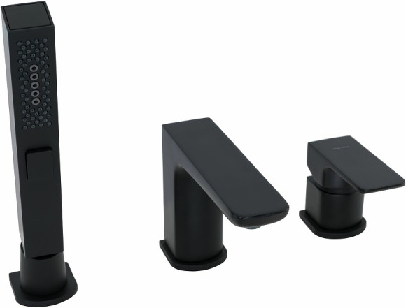 Смеситель на борт ванны Allen Brau Infinity 5.21008-31 Черный матовый