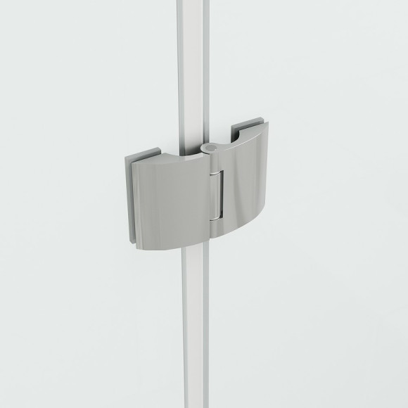 Шторка на ванну D&K Matrix 90 DG1109001 профиль Хром стекло прозрачное