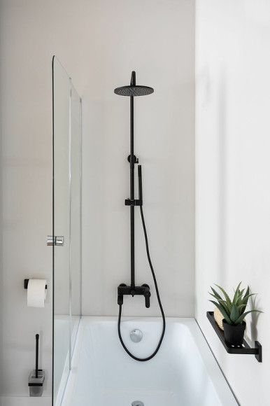 Комплект смесителей Paffoni Light KITZCOL632NO006 Черный матовый