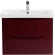 Тумба под раковину BelBagno Marino-Cer 70 MARINO-CER-700-2C-SO-BRDL-P подвесная Bordo Lucido