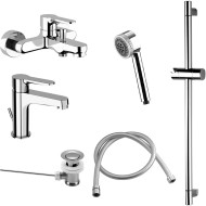 Комплект смесителей Remer Winner W0510315RHGM Хром Комплект смесителей Remer Winner W0510315RHGM Хром