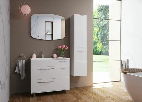 Шкаф пенал Эстет Barcelona 35 R ФР-00003587 подвесной Белый Шкаф пенал Эстет Barcelona 35 R ФР-00003587 подвесной Белый