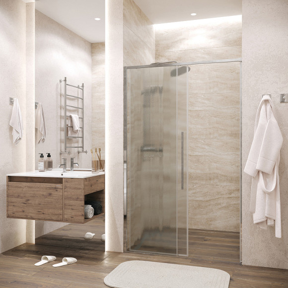 Душевая дверь Grossman Galaxy 130 100.K33.01.130.10.02 профиль Хром стекло шиншилла Душевая дверь Grossman Galaxy 130 100.K33.01.130.10.02 профиль Хром стекло шиншилла