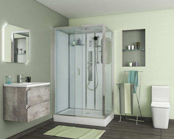 Душевая кабина Niagara Premium 120x80 NG-6012-01GQL с гидромассажем