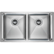 Кухонная мойка Paulmark Gerberg 78/2 Uni PM237844-BS Брашированная сталь