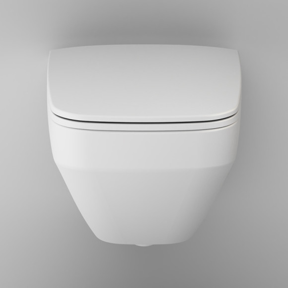 Унитаз AM.PM Inspire V2.0 FlashClean C50A1700MWSC подвесной Белый матовый с сиденьем микролифт Унитаз AM.PM Inspire V2.0 FlashClean C50A1700MWSC подвесной Белый матовый с сиденьем микролифт