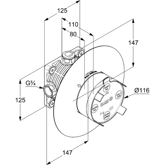 Душевая система Kludi Ameo 416720575 Хром Душевая система Kludi Ameo 416720575 Хром