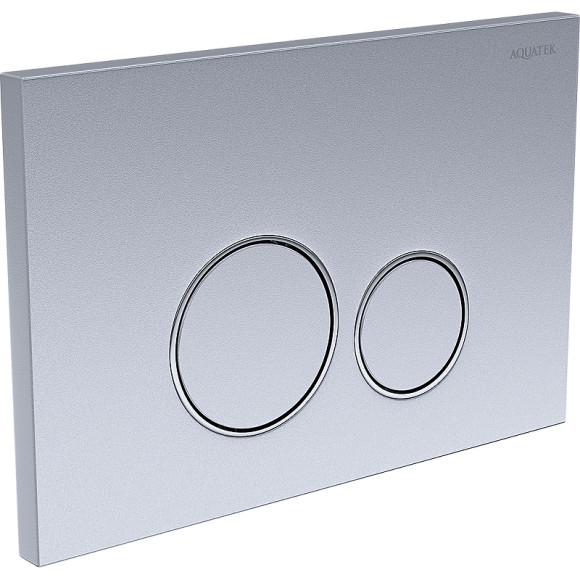 Комплект унитаза с инсталляцией Aquatek Set Aquatek Поларис-019 4в1 с сиденьем Микролифт и клавишей смыва Хром матовый